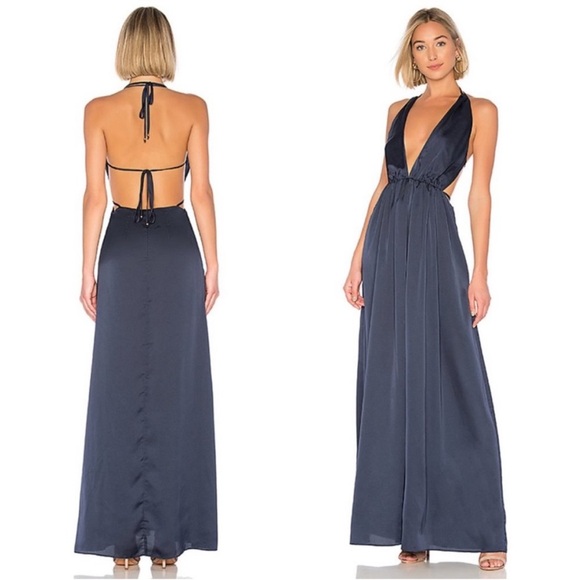 The Jetset Diaries Dresses & Skirts - The Jetset Diaries TJD Louvre Maxi Dress Blue Iris Navy Small NWT